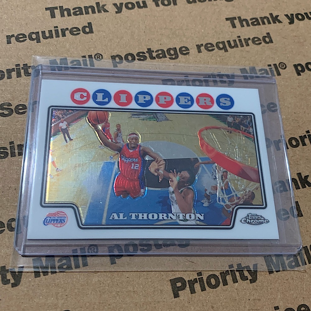 Al Thornton β08 Topps Chrome Card